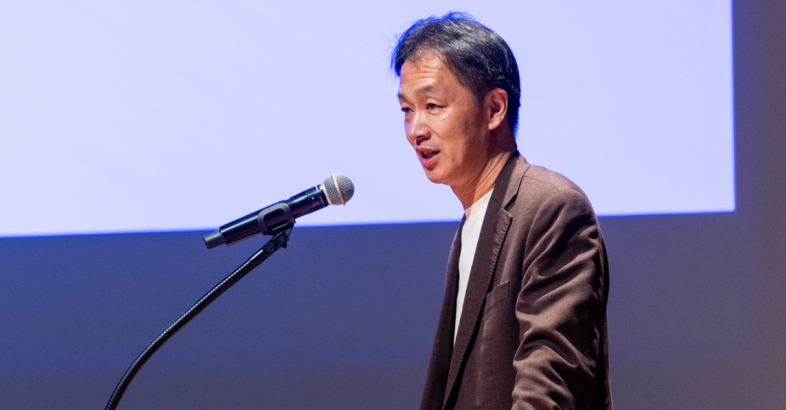 ストライクの荒井社長は、日本の課題である地方創生において、地方の有力企業と起業家を結び付けるリバースピッチが重要だと強調した